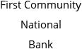 First Community National Bank