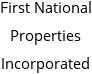 First National Properties Incorporated