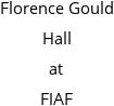 Florence Gould Hall at FIAF