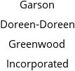 Garson Doreen-Doreen Greenwood Incorporated