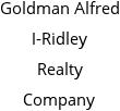 Goldman Alfred I-Ridley Realty Company