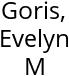 Goris, Evelyn M