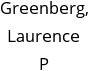 Greenberg, Laurence P