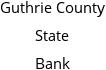 Guthrie County State Bank