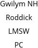 Gwilym NH Roddick LMSW PC