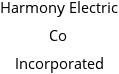 Harmony Electric Co Incorporated