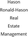 Hason Ronald-Hason Real Estate Management