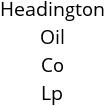 Headington Oil Co Lp