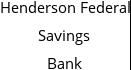 Henderson Federal Savings Bank