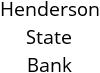 Henderson State Bank