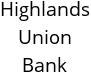 Highlands Union Bank