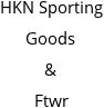 HKN Sporting Goods & Ftwr