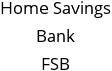 Home Savings Bank FSB