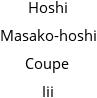 Hoshi Masako-hoshi Coupe Iii