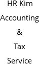 HR Kim Accounting & Tax Service