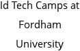 Id Tech Camps at Fordham University