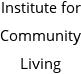 Institute for Community Living