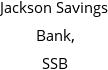 Jackson Savings Bank, SSB