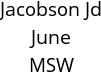 Jacobson Jd June MSW