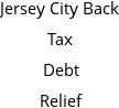 Jersey City Back Tax Debt Relief