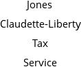 Jones Claudette-Liberty Tax Service