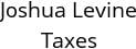 Joshua Levine Taxes