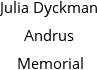 Julia Dyckman Andrus Memorial