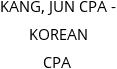 KANG, JUN CPA - KOREAN CPA