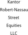 Kantor Robert-Nassau Street Equities LLC