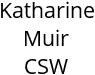 Katharine Muir CSW