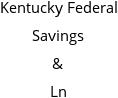 Kentucky Federal Savings & Ln