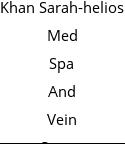 Khan Sarah-helios Med Spa And Vein Center