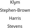 Klym Stephen-Brown Harris Stevens