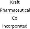 Kraft Pharmaceutical Co Incorporated