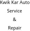 Kwik Kar Auto Service & Repair