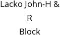 Lacko John-H & R Block