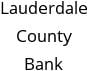 Lauderdale County Bank