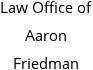 Law Office of Aaron Friedman