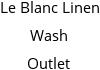 Le Blanc Linen Wash Outlet