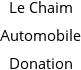 Le Chaim Automobile Donation