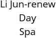 Li Jun-renew Day Spa