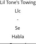 Lil Tone's Towing Llc - Se Habla Espanol