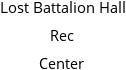 Lost Battalion Hall Rec Center