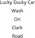 Lucky Ducky Car Wash On Clark Road