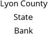 Lyon County State Bank