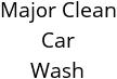 Major Clean Car Wash