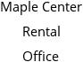 Maple Center Rental Office