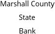 Marshall County State Bank