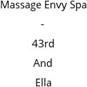 Massage Envy Spa - 43rd And Ella