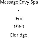 Massage Envy Spa - Fm 1960 Eldridge